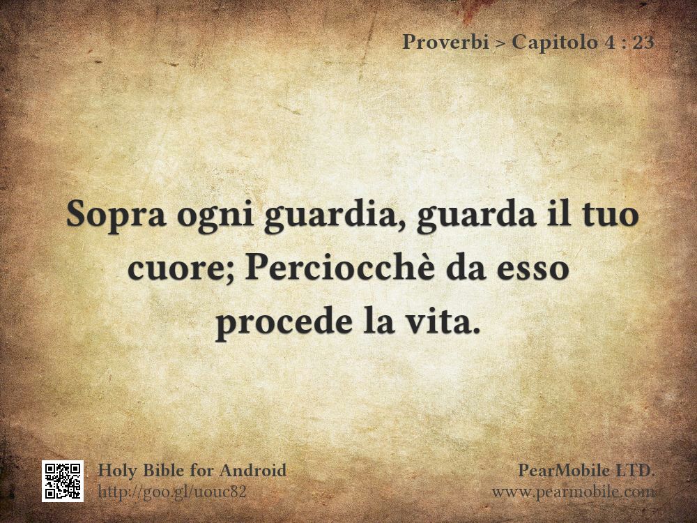 Proverbi, Capitolo 4:23